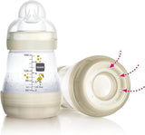 MAM Biberon Easy Start Anticolica, Con Tettarella in Silicone Skinsofttm, 2+ Mesi, 260 Ml, Rosa