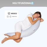 Cuscino Gravidanza in Fiocchi Di Memory Foam