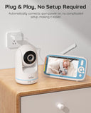 Baby Monitor Video 360° schermo 5 Pollici