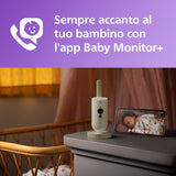 Philips Avent Connected Baby Camera, Crittografia Sicura E Riservata, Con App, Audio, Zoom X2, Visione Notturna, VOX, Funzione Di Comunicazione a Due Vie (Modello SCD643/26)