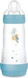 MAM Biberon Easy Start Anticolica, Con Tettarella in Silicone Skinsofttm, 4+ Mesi, 320 Ml, Azzurro