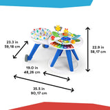 Baby Einstein Centro Attività E Tavolo, around We Grow, Girello Evolutivo, Stazione Giochi Rimovibile, Multilingue, Sedile Girevole a 360°, Altezza Regolabile, Sviluppo Motorio, Dai 6 Mesi+