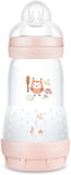 MAM Biberon Easy Start Anticolica, Con Tettarella in Silicone Skinsofttm, 2+ Mesi, 260 Ml, Rosa