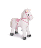 Pink Papaya Cavallo Di Peluche Di 75 Cm Con Suoni