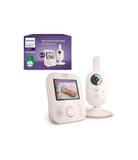 Philips Avent Advanced Video Baby Monitor, Certificato DEKRA, per Rimanere Sempre in Contatto Con Il Tuo Bambino in Modo Sicuro E Riservato, Con Telecamera E Audio, Schermo Da 2,8", Zoom X2, SCD881/26