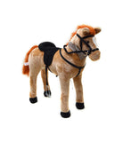 Pink Papaya Cavallo Di Peluche Di 75 Cm Con Suoni