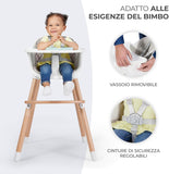 Seggiolone evolutivo SIENNA Kinderkraft