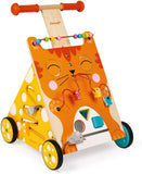 Carrello Gatto in Legno 