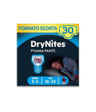 30x Huggies Drynites Mutandine Assorbenti per La Notte Taglia S (16-23 Kg)