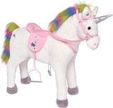 Pink Papaya Cavallo Di Peluche Di 75 Cm Con Suoni