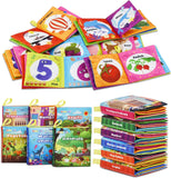 Set 6 Libri Di Stoffa per Bambini