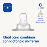 Istruzioni in Lingua Straniera - MAM Biberon Anti-Colic + Ciuccio Start A112 Innovativo Sistema Anti-Colic Brevettato Con Tettarella 0 in Silicone Skinsoft Tm Ultra Morbido per Bambini Dai 0 Mesi