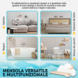 Set 2 Pezzi Mensole nuvola