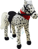 Pink Papaya Cavallo Di Peluche Di 75 Cm Con Suoni