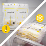 50x Sacche per La Conservazione Del Latte Materno Easy Pour Di Medela