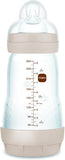 MAM Biberon Easy Start Anticolica, Con Tettarella in Silicone Skinsofttm, 2+ Mesi, 260 Ml, Rosa