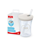 NUK Action Cup Bicchiere Coperchio E Cannuccia Morbida