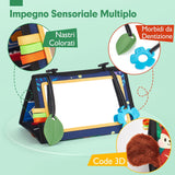 Libro Sensoriale Con Specchio Tummy Time