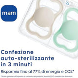 MAM Supreme Night Ciuccio Luminoso in Silicone, Con Custodia Porta Succhietto, 16+ Mesi, Neutro